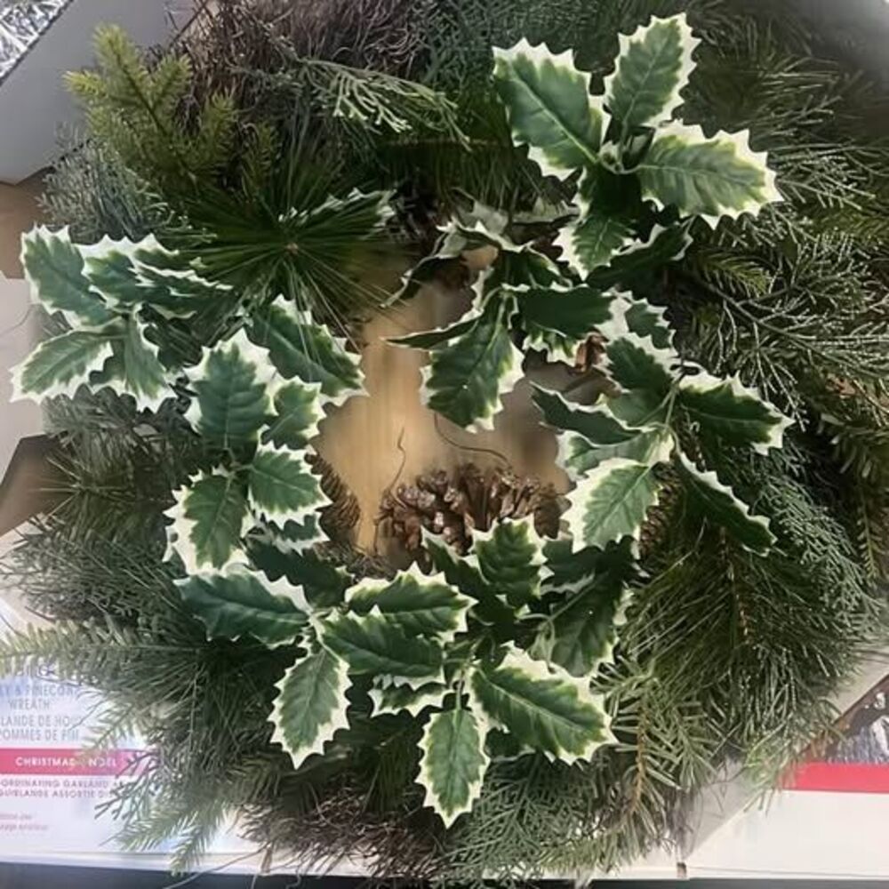 Christmas wreath new in the box for outdoor use